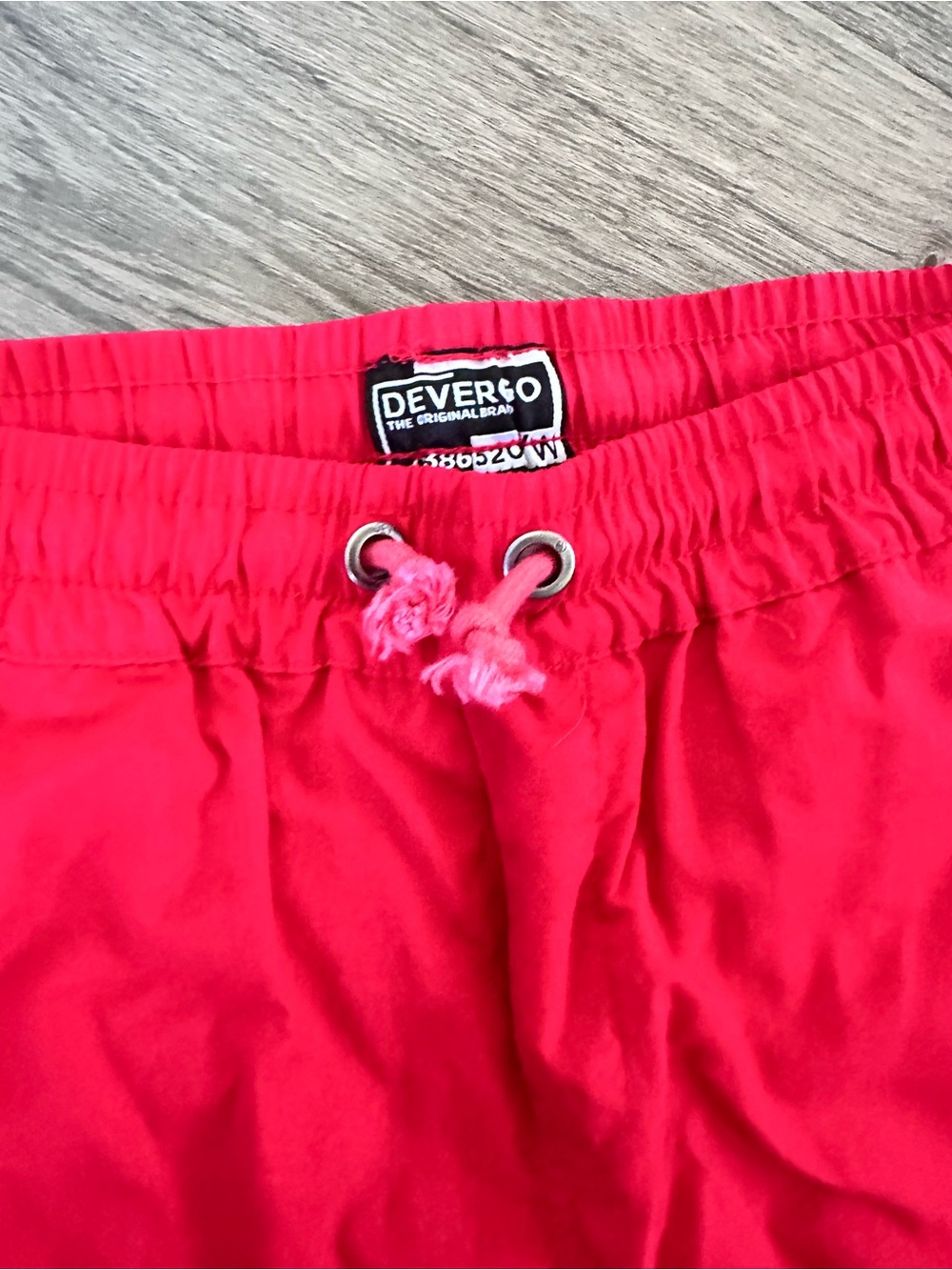 Devergo Bright Red Athletic Shorts - Picture 2 of 5